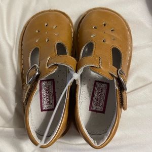 L’Amour Mustard Mary Jane Shoes